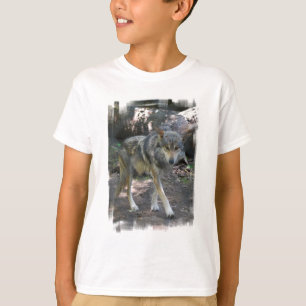 Herumstreichendes Wolf-Jugend-Sweatshirt T-Shirt