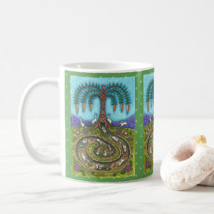 HERUNTER DEM RABBIT-HOLE, CARROT WILLOW BAUM FOLK  KAFFEETASSE