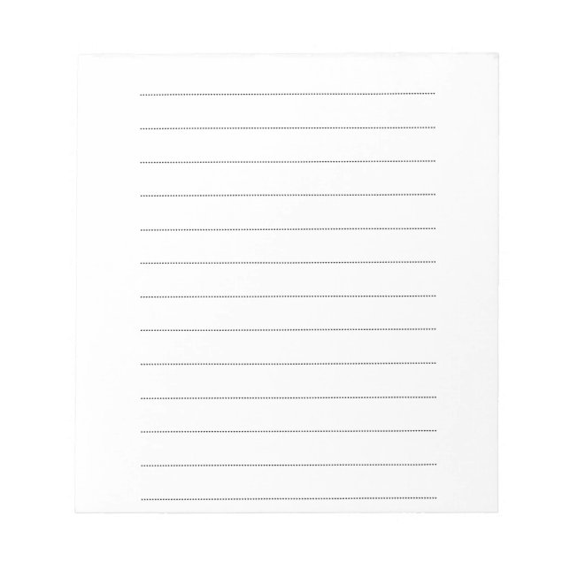 Herunterklappbare Listen Notizblock (Vorderseite)