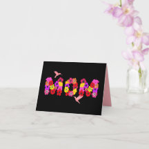 Herunterladbare Muttertagsflorale Mama Hummingbird