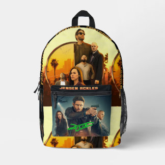 Herunterzählen bedruckter rucksack