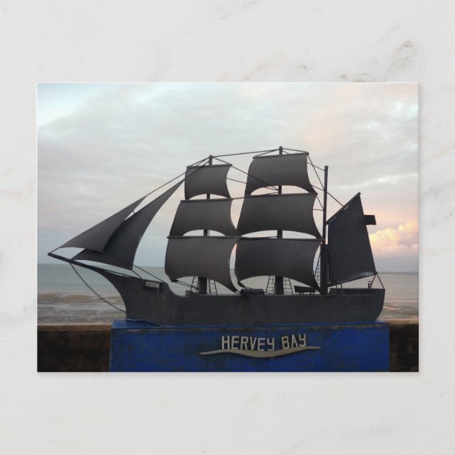 Hervey Bay Postkarte (Vorderseite)