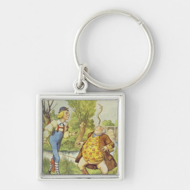 Hervorbringen Sie William, der einen Aal auf Schlüsselanhänger (Vorne)