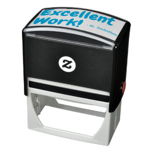 "Hervorragende Arbeit!" Teacher Feedback Rubber Br Permastempel