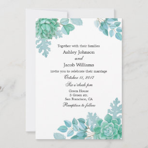 Hervorragende Hochzeitseinladung. Minze lädt zur B Einladung