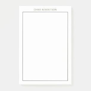 Hervorragende, Schwarz-weiße Bezeichnung Post-it Klebezettel