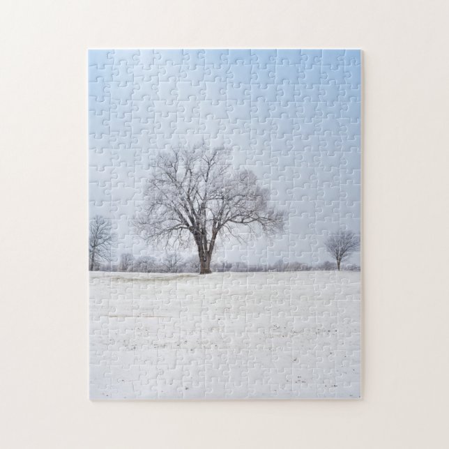 Hervorragendes Winteroak Tree Puzzle (Vertikal)