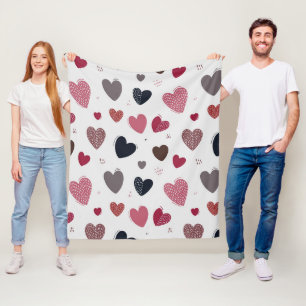 Herz 3 fleecedecke