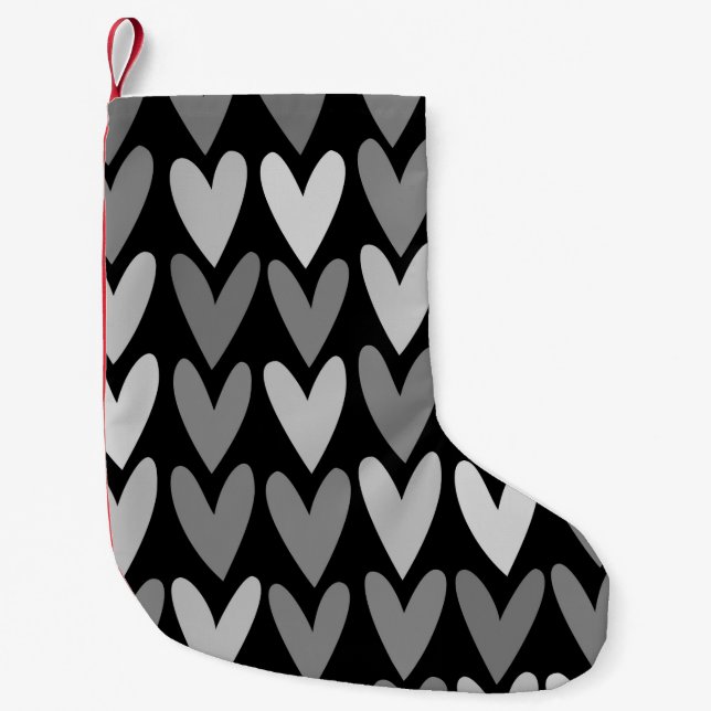 Herz 4 kleiner weihnachtsstrumpf (Vorderseite)