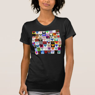 Herz 64 auf einem T - Shirt