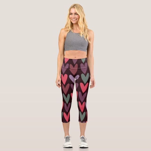 Herz 6 capri leggings (Vorderseite)