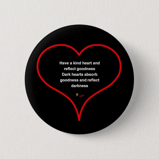 HERZ-ABZEICHEN BUTTON (Vorderseite)