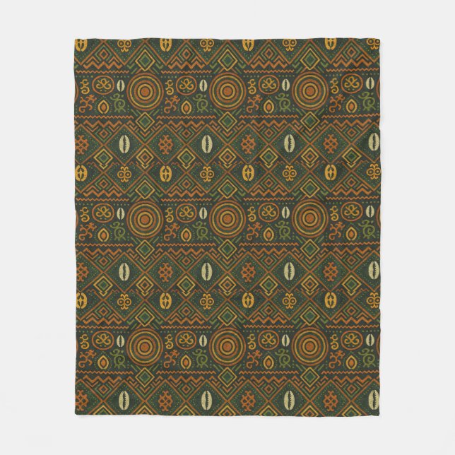 Herz Afrikas Fleecedecke (Vorderseite)