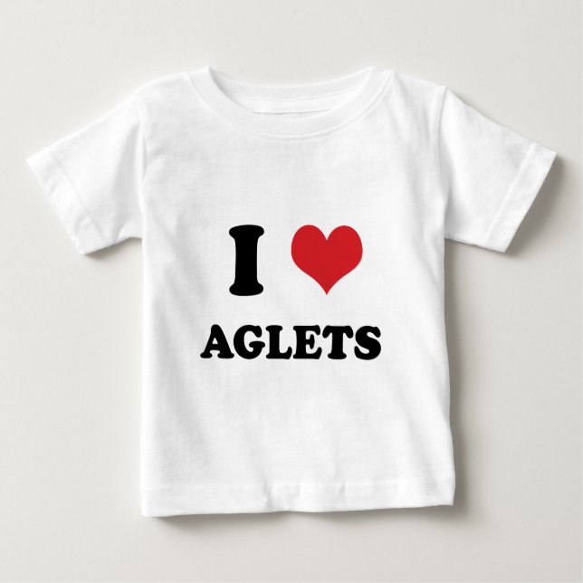 (Herz) Aglets I Baby T-shirt (Vorderseite)