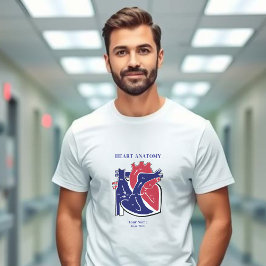 Herz-Anatomie-T-Shirt T-Shirt