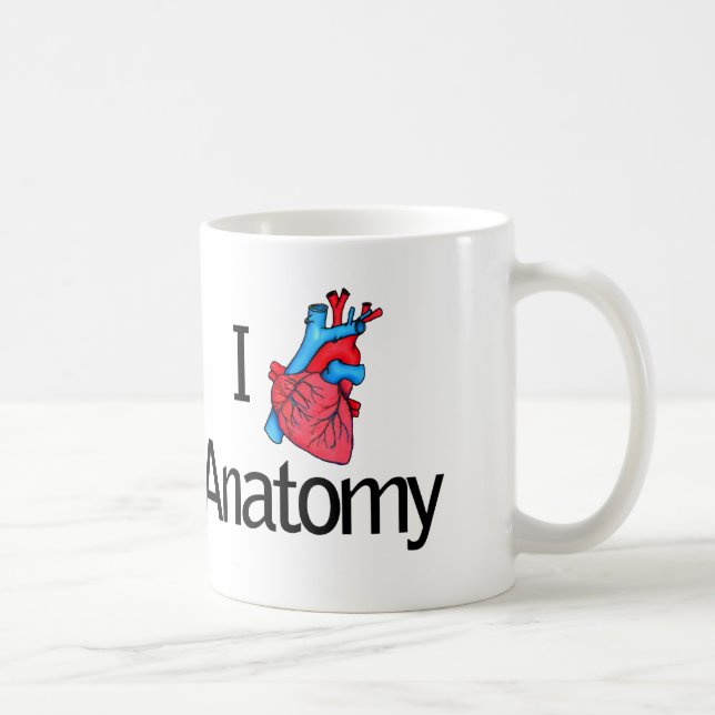 Herz-Anatomie Tasse (Rechts)