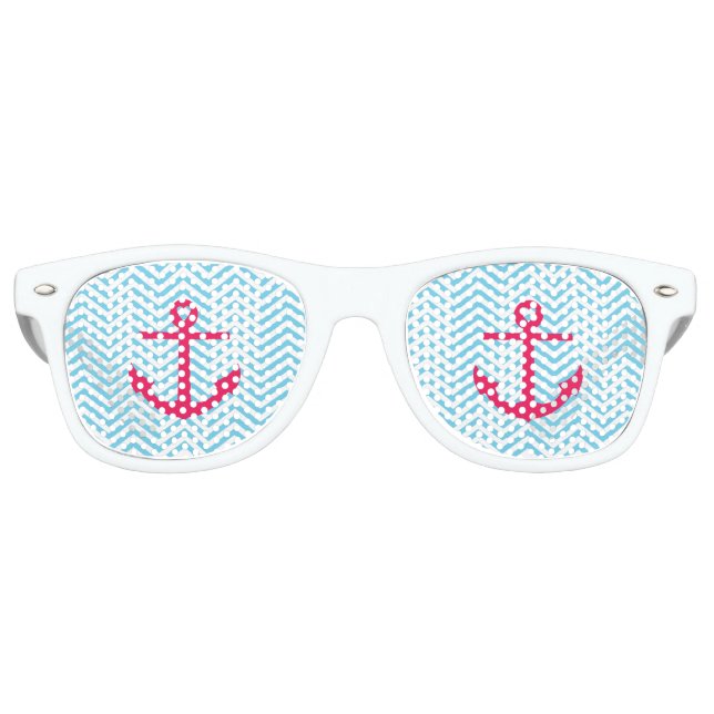 Herz Anchor Glasses Partybrille (Vorderseite)