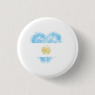 Herz Argentiniens Button