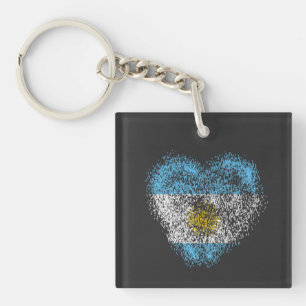 Herz Argentiniens Schlüsselanhänger