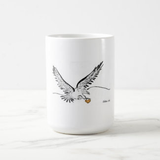 Herz aus Gold Eagle Tasse