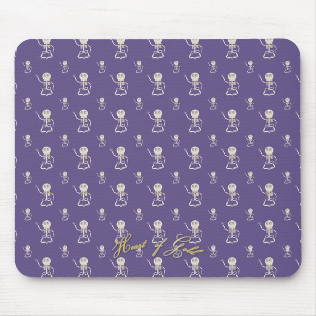 Herz aus Gold-Mauspad Mousepad (Vorne)