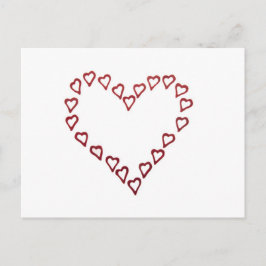 Herz aus Herzen Postkarte