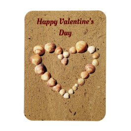 Herz aus Seashells Magnet