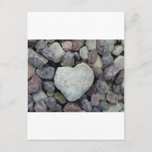 Herz aus Stein Postkarte