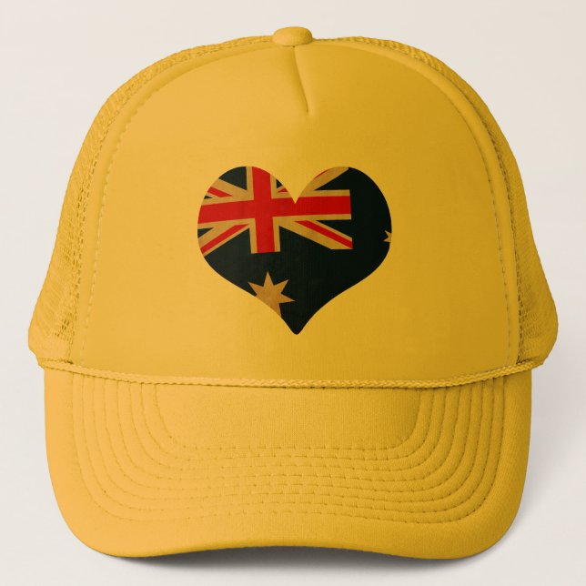 Herz Australiens Truckerkappe (Vorderseite)