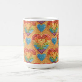 Herz Autismus Kaffeetasse