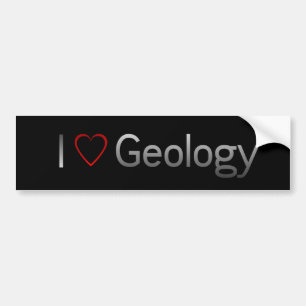 (Herz) Autoaufkleber Geologie-I
