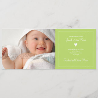 Herz ・ Baby-Ankündigung Ankündigung