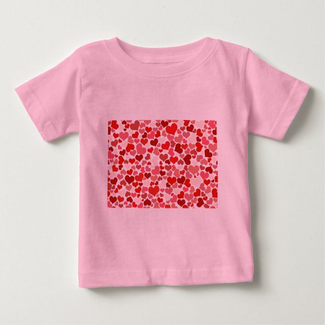 Herz Baby T-shirt (Vorderseite)