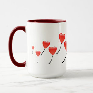 Herz Balloons Tasse