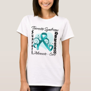 Herz-Band - Tourette-Syndrom-Bewusstsein T-Shirt