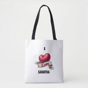 "Herz & Banner" personalisierte Tote-Tasche zum Au