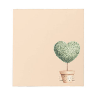 Herz Baum Liebe Notizblock