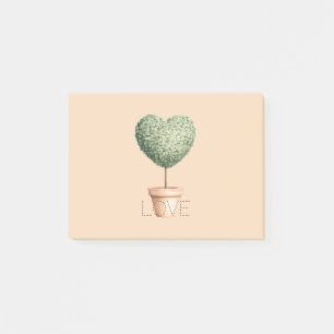 Herz Baum Liebe Post-it Klebezettel