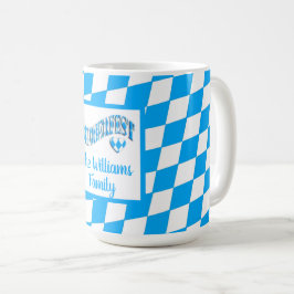 Herz Bayern Bayern Bayerische Flaggenfarben Oktobe Kaffeetasse