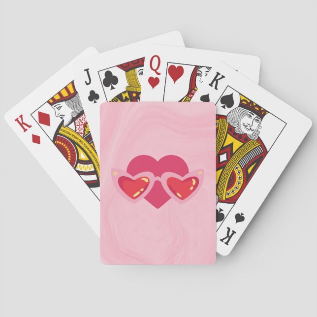 Herz-Biene-Poker-Karten Spielkarten (Rückseite)