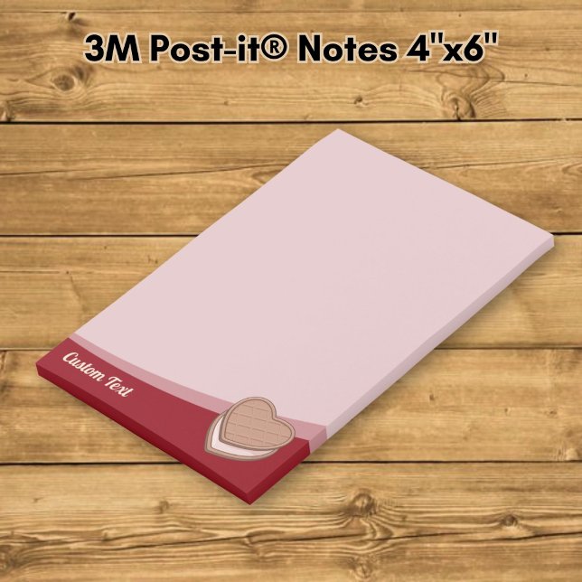 Herz-Biskuit-Post-it-Notes Post-it Klebezettel (Von Creator hochgeladen)