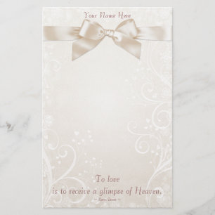 Herz-Blüh-Rose-Geschichten Briefpapier