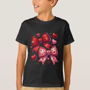 Herz Bögen und Sterne Romantische Liebe  T-Shirt