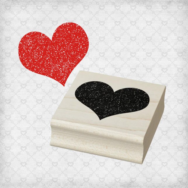 Herz-Briefmarke Gummistempel (Von Creator hochgeladen)