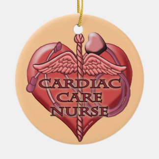 Herz Caduceus Herzpflegerkrankheit Keramik Ornament