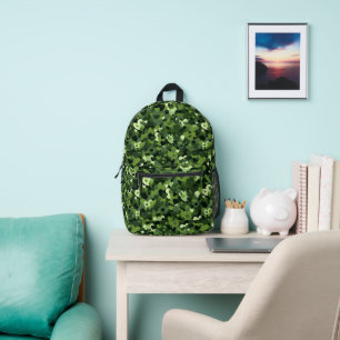 Herz Camouflage Bedruckter Rucksack