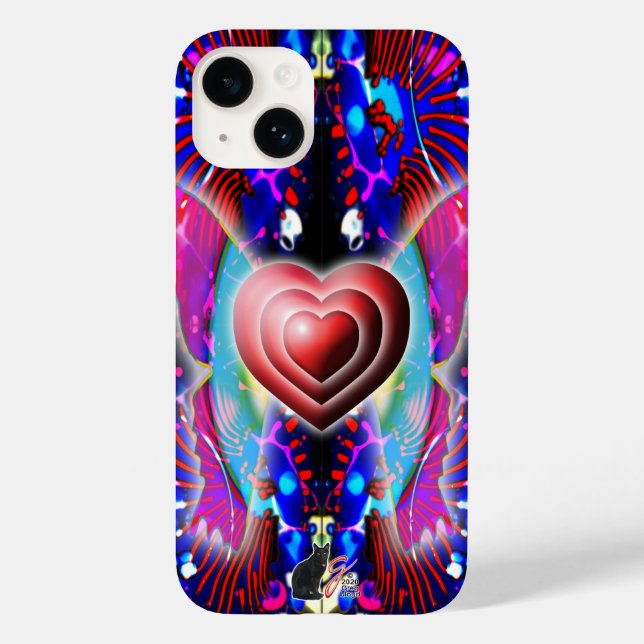 Herz Case-Mate iPhone Hülle (Rückseite)