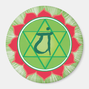 Herz Chakra Anahata Rundmagnet Magnet