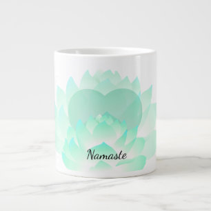 Herz Chakra Lotus Namaste Tasse