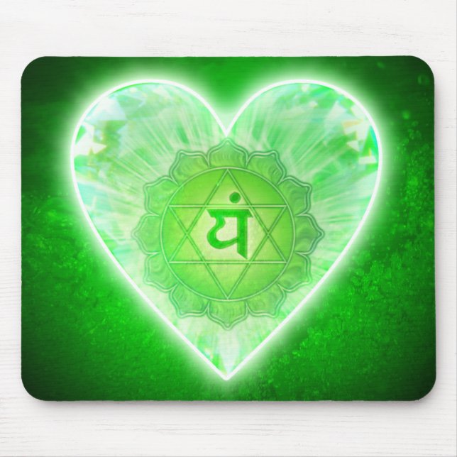 Herz Chakra Mousepad (Vorne)